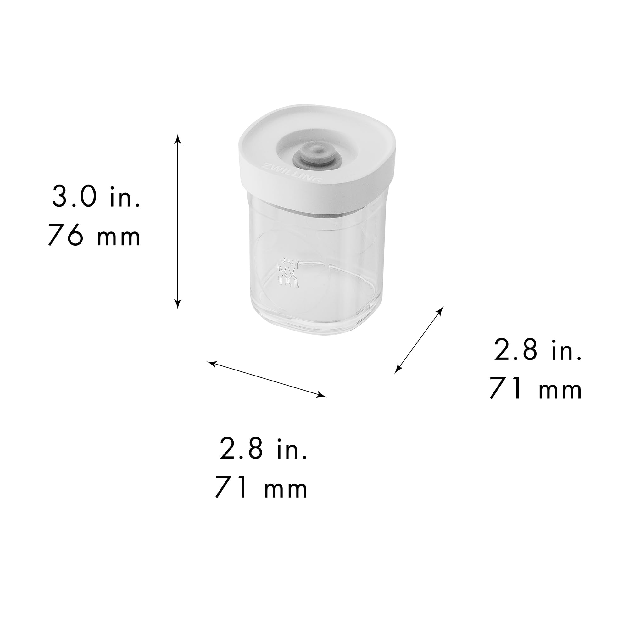 Zwilling Fresh & Save Cube set 3 barattoli spezie ermetici