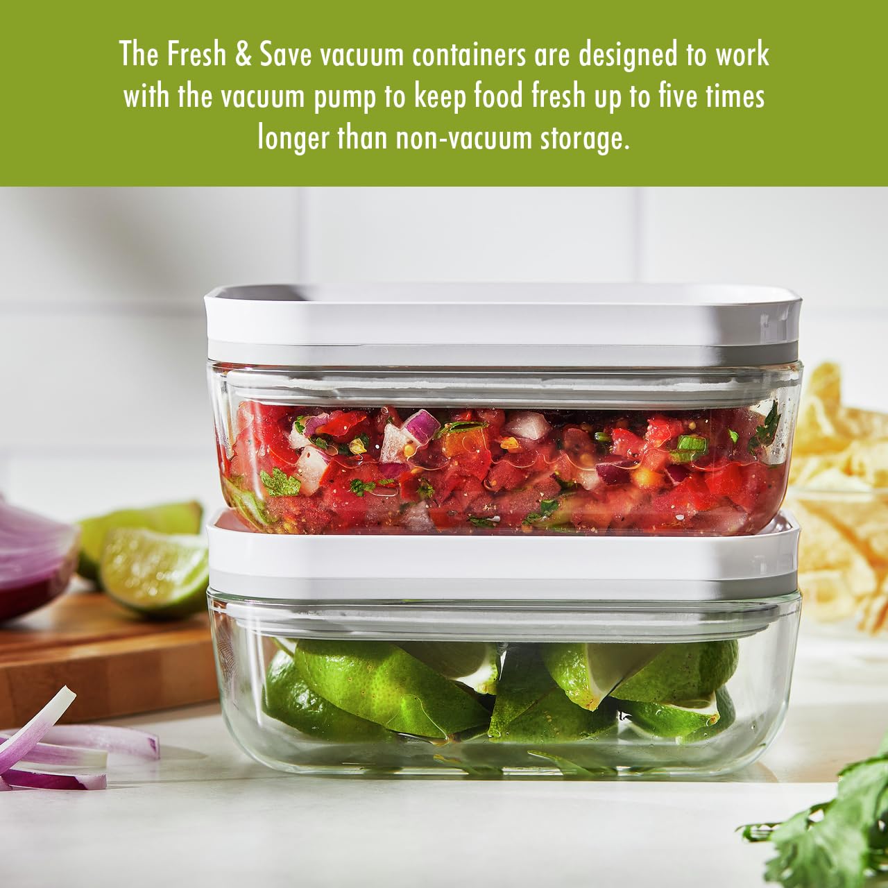 Zwilling Fresh & Save contenitore vetro piccolo sottovuoto ermetico