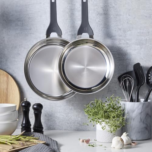 Zwilling Simplify Set 2 Padelle Inox 24,1+28 cm Induzione