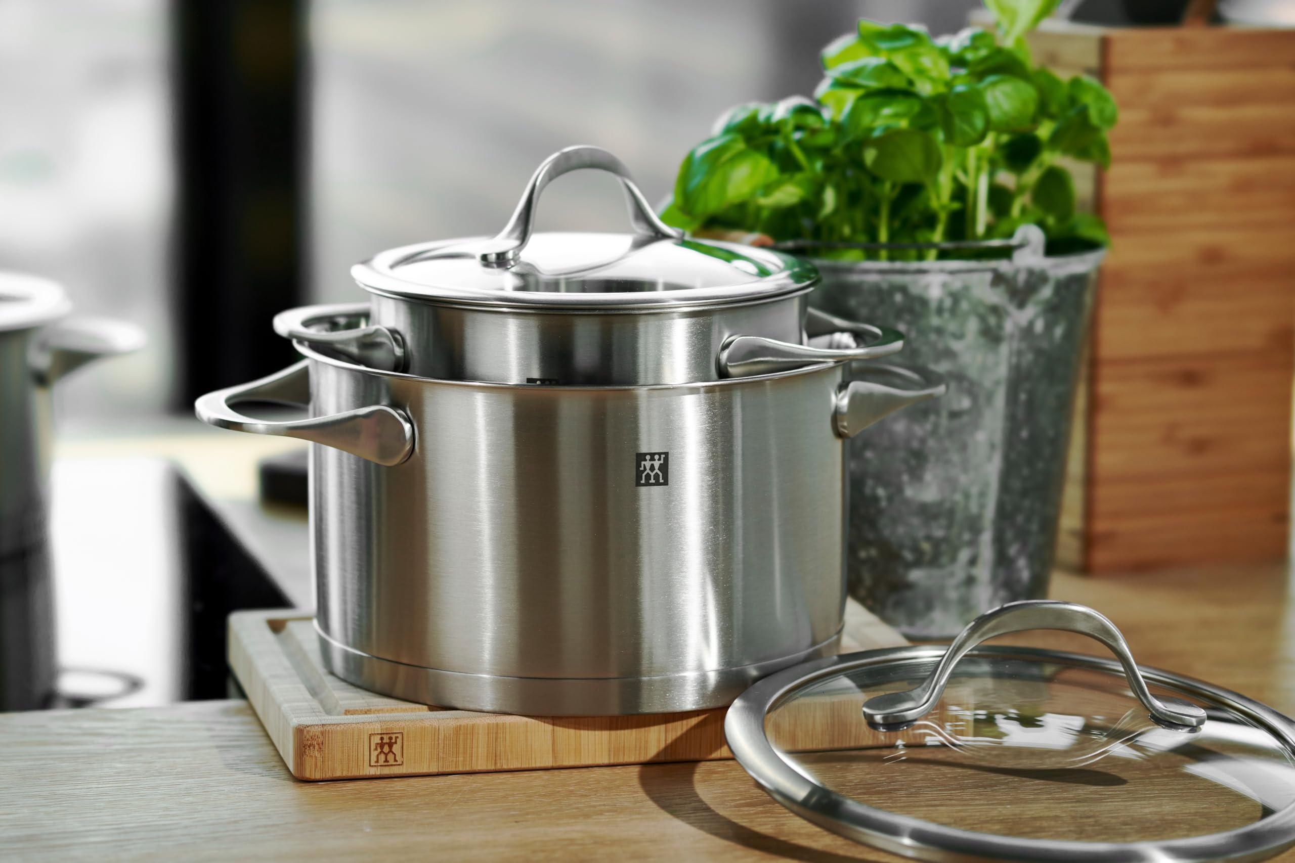 ZWILLING Essence Batteria pentole 5 pezzi inox induzione vetro